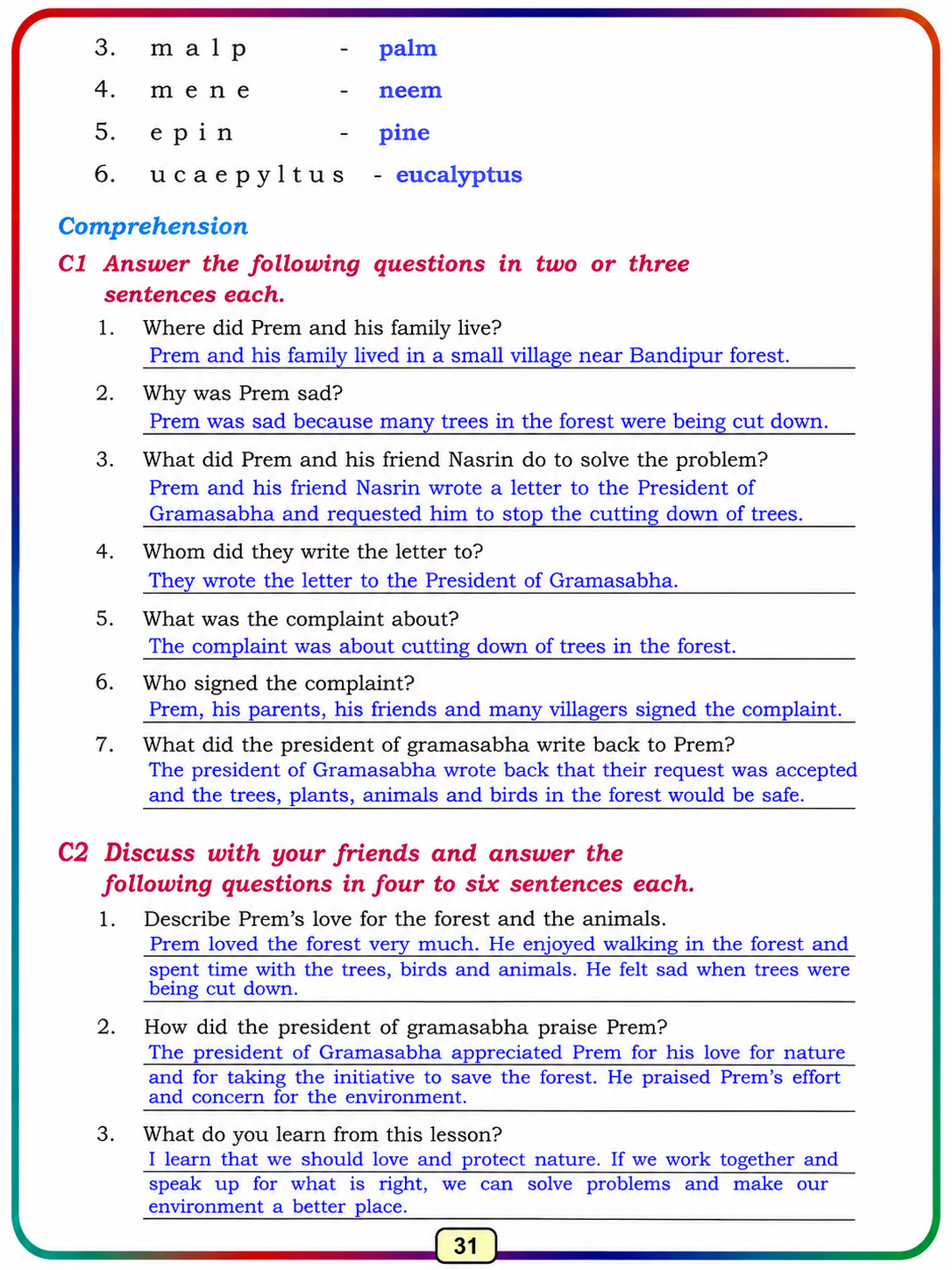Question Answer Page 3