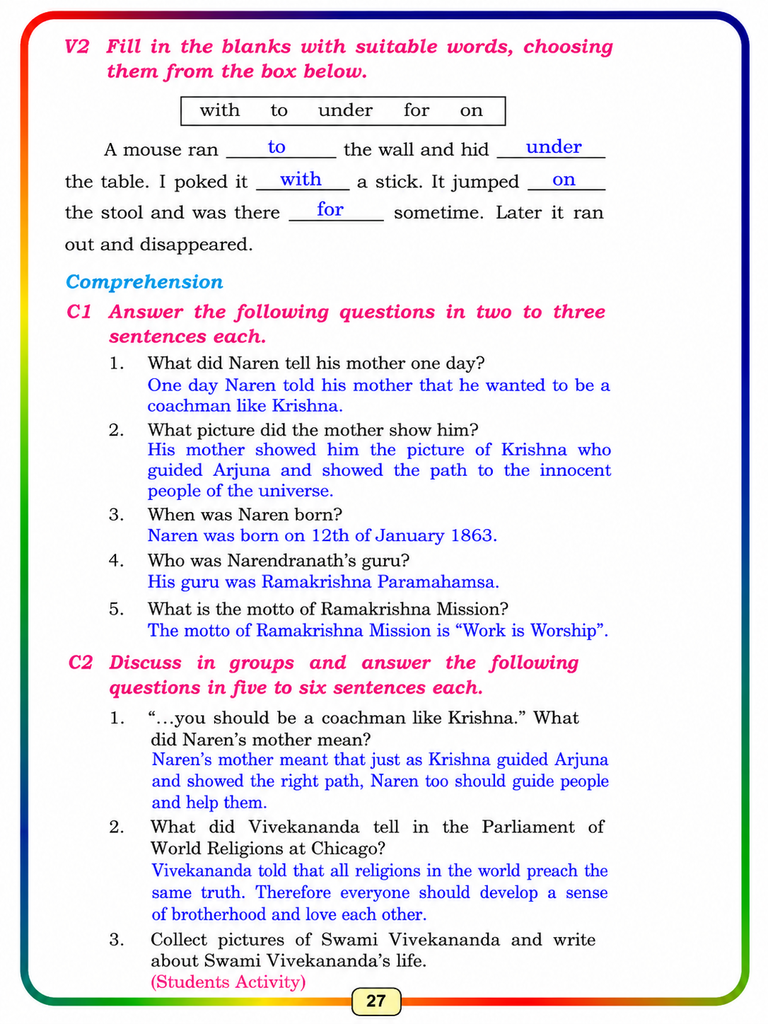 Question Answer Page 3