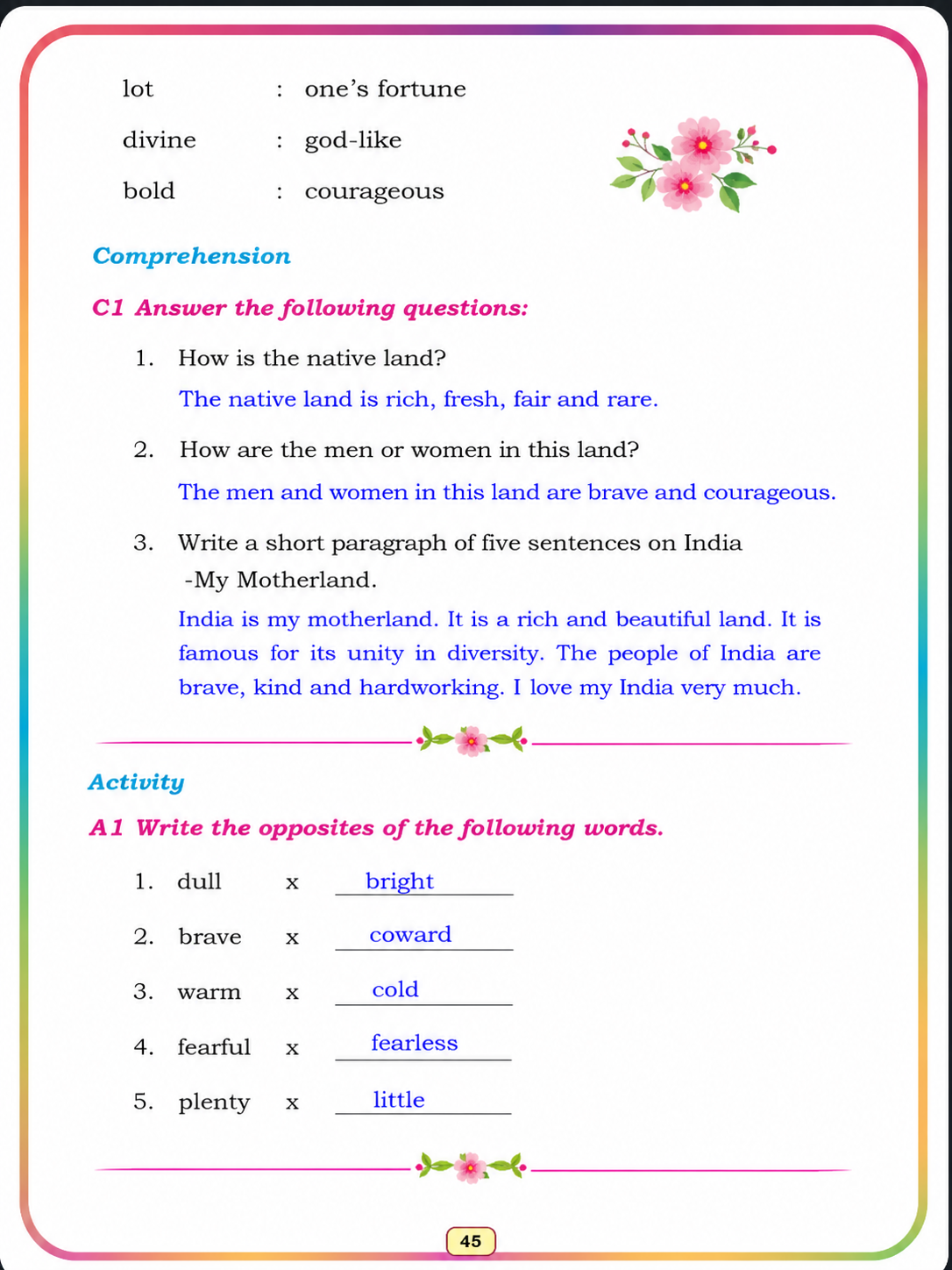 Question Answer Page 1
